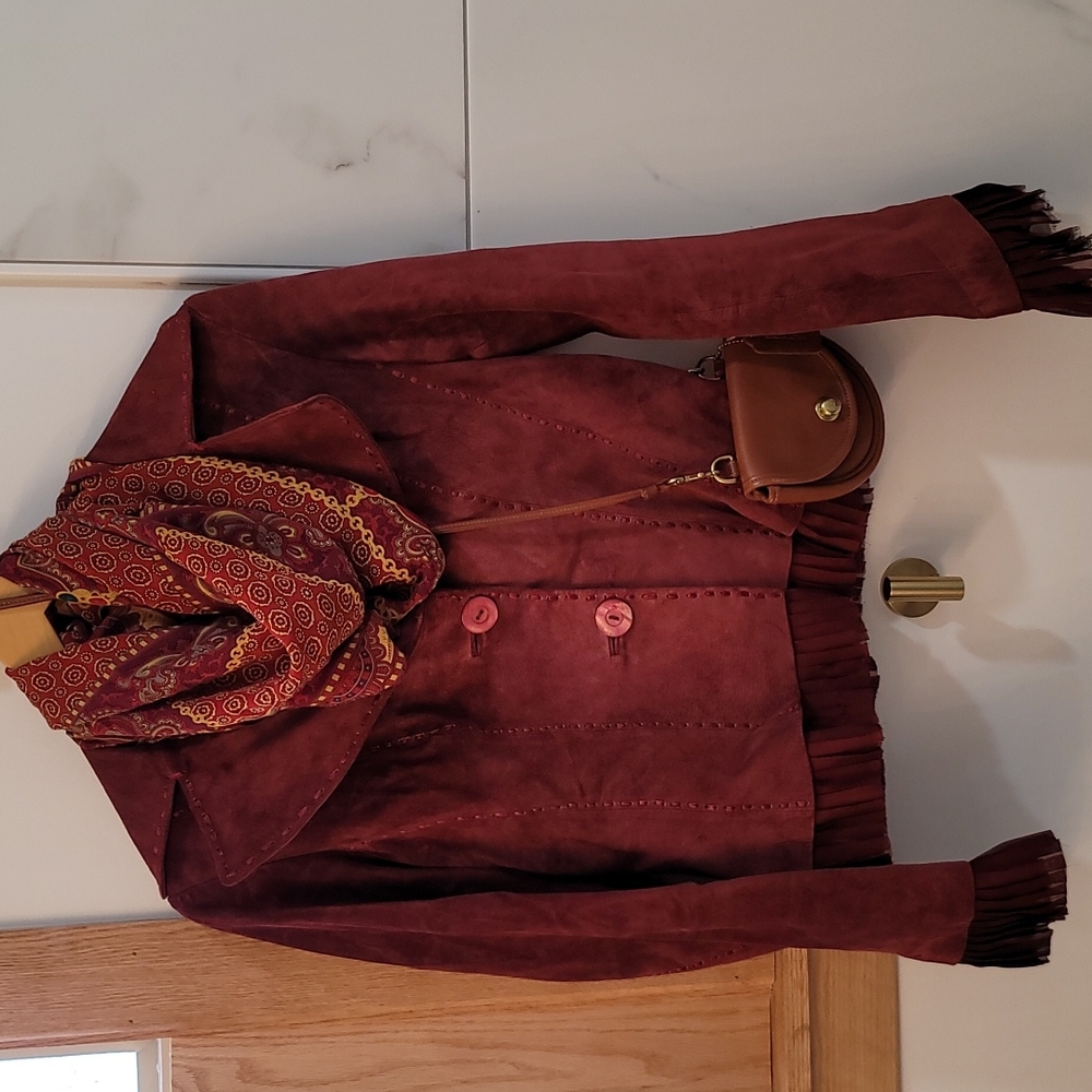 Danier Suede Dress Jacket, size medium